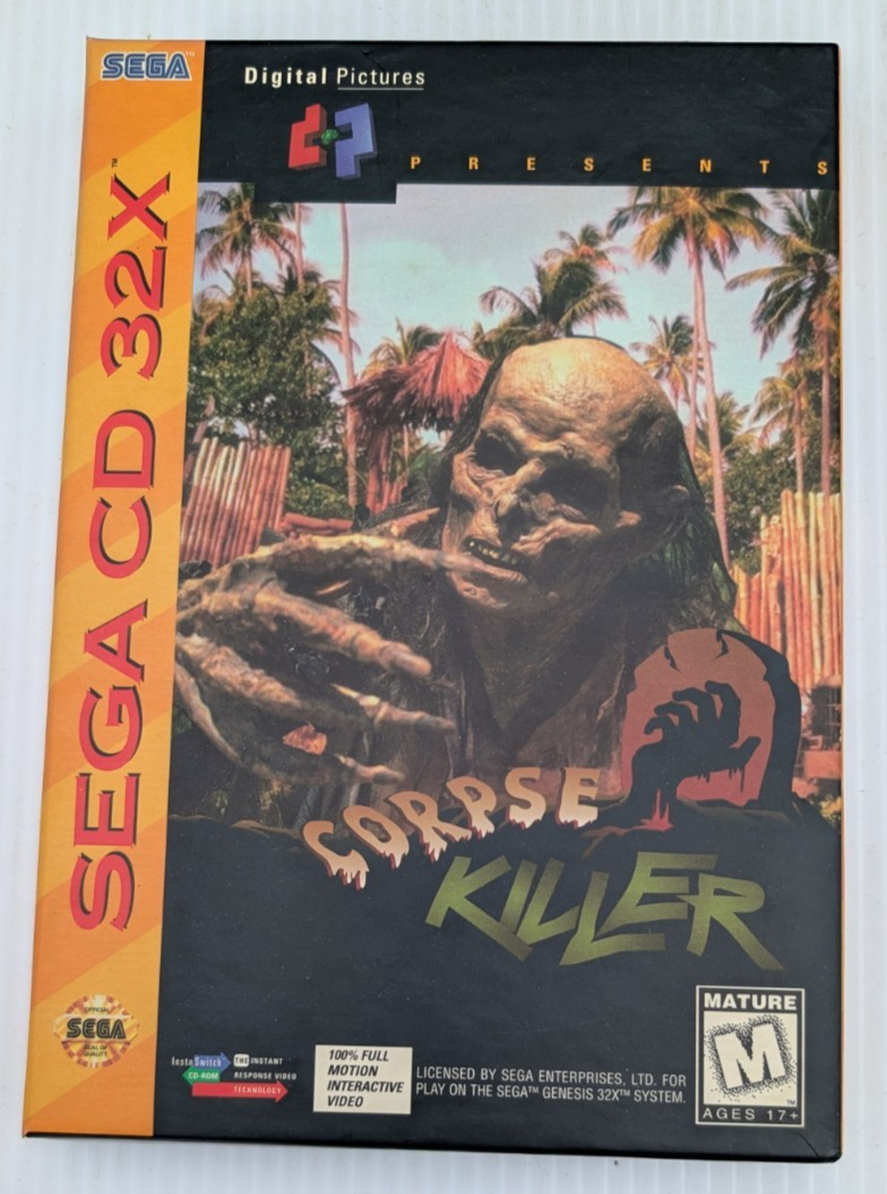 Corpse Killer Sega CD 32X Complete In Box Disc Manual Registration Card